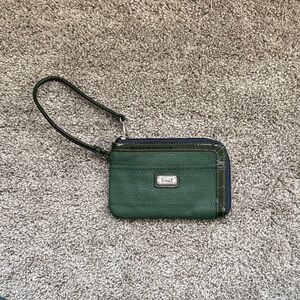 Fossil Dark Green Wristlet